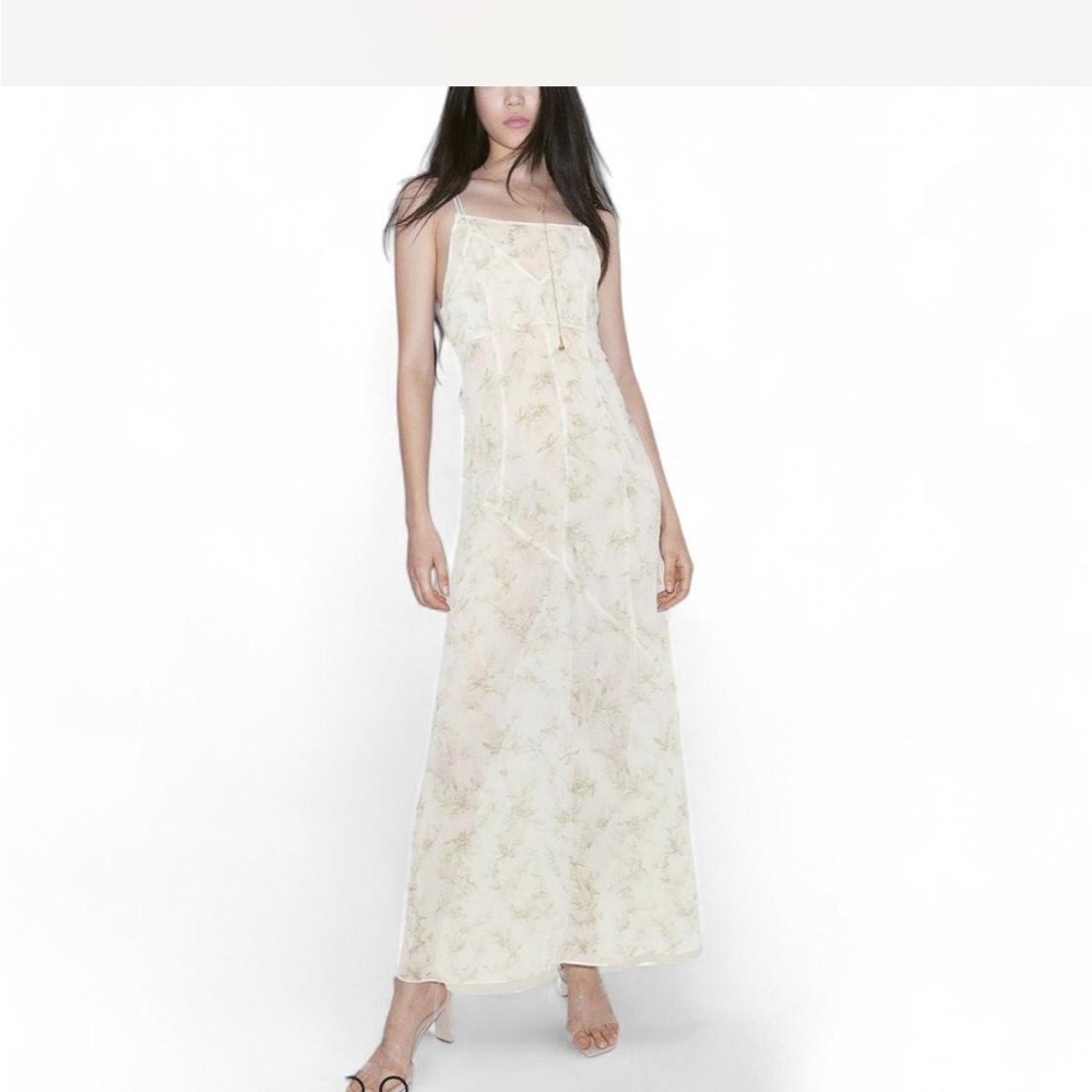 H&M Double Layer Sheer Dress Size S